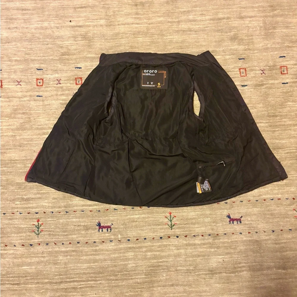 Ororo Heated Women's Black Puffer Vest - Picture 5 of 9